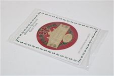 2007 Augusta National Golf Club Gold Tone Clubhouse Christmas Ornament in Original Package