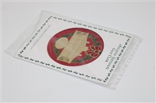 2007 Augusta National Golf Club Gold Tone Clubhouse Christmas Ornament in Original Package