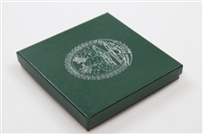 2010 Augusta National Golf Club 12th Green Golden Bell Christmas Ornament w/Box