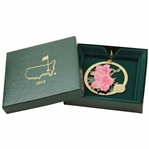 2013 Augusta National Golf Club Azalea Flower Christmas Ornament w/Box