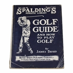 1922 Spaldings Athletic Library Vol. 1 No. 10 Book by James Braid 
