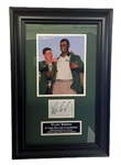 Vijay Singh Signed And Framed Cut Signature With 8x10 Photo, JSA COA