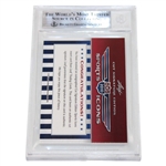 Paul Runyan Signed 2010 Leaf Sports Icons Cut Signature Edition 1 of 1 Card Beckett