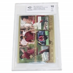 2001 Upper Deck Tiger Woods Collection Career Grand Slam Card BCCG Graded 10 Mint or Better