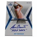 Ben Crenshaw Signed Leaf Inscriptions HOF 2002 Card 5/25