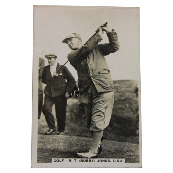 R.T. (Bobby) Jones 1935 J.A. Pattreiouex Sporting Events & Stars Golf Card #19