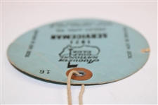 Seldom Seen 1971 Masters Tournament Friday Serviceman Ticket #16 w/Original String
