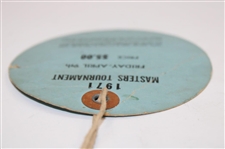 Seldom Seen 1971 Masters Tournament Friday Serviceman Ticket #16 w/Original String
