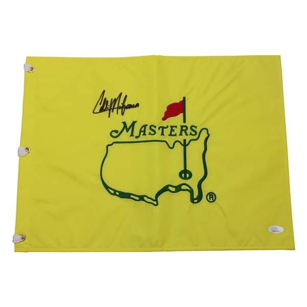 Collin Morikawa Signed Undated Masters Flag JSA #WIT687529