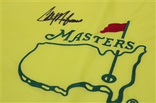Collin Morikawa Signed Undated Masters Flag JSA #WIT687529