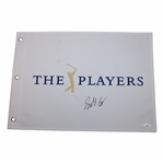Scottie Scheffler Signed Undated The Players Flag JSA #CB69612