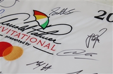 Scottie, Xander, Justin & Sixteen (16) PGA Stars Signed 2025 Arnold Palmer Inv. Flag JSA ALOA