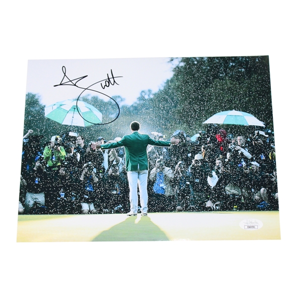 Adam Scott Signed Rain Photo JSA #CB69591