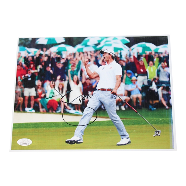 Adam Scott Signed Fist Pump Photo JSA #CB69592