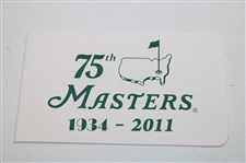 2011 Masters Tournament '75th Anniversary' Ltd Ed #10/400 Ladies Watch in Original Emerald Box