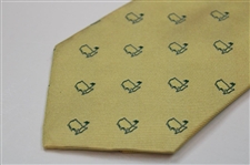 Augusta National Logo Yellow BTR/LF Tie w/Original Plastic & Tags