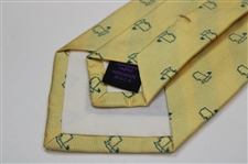 Augusta National Logo Yellow BTR/LF Tie w/Original Plastic & Tags