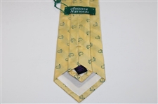 Augusta National Logo Yellow BTR/LF Tie w/Original Plastic & Tags