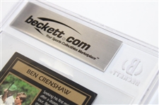 Ben Crenshaw Signed Masters Collection '1984' GSV Golf Card - 1998 BAS Authentic AUTO