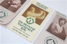 Nicklaus, Daly, & More Signed Three (3) Memorial Tournament Spectator's Handbooks JSA ALOA