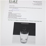 Ray Floyd's 1971 Masters Tournament Hole No. 13 Steuben Crystal Eagle Glass