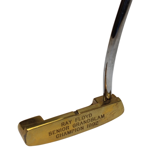 Ray Floyds 1992 Senior Grand Slam Champion PING Cushion Gold Plated Awarded Putter