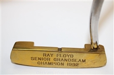 Ray Floyd's 1992 Senior Grand Slam Champion PING Cushion Gold Plated Awarded Putter