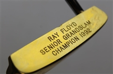 Ray Floyd's 1992 Senior Grand Slam Champion PING Cushion Gold Plated Awarded Putter