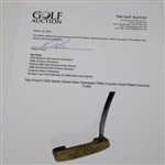 Ray Floyd's 1992 Senior Grand Slam Champion PING Cushion Gold Plated Awarded Putter