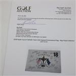 2008 Ryder Cup at Valhalla Team USA Signed Embroidered Flag - Ray Floyd Collection JSA ALOA 