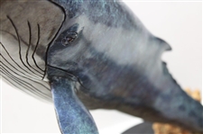 Ray Floyd's Personal Senior Skins Game Whales On Coral Bronze Trophy w/Marble Base by Robert Wyland