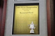 Ray Floyd's Winning Personal Used 1969 PGA Championship Macgregor Driver In Wood Shadow Box
