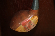 Ray Floyd's Winning Personal Used 1969 PGA Championship Macgregor Driver In Wood Shadow Box