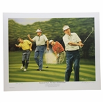 Ray Floyds Ltd Ed The Major Championships Alan Zuniga Golf Print #744/850