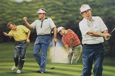 Ray Floyd's Ltd Ed 'The Major Championships' Alan Zuniga Golf Print #744/850