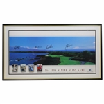 Arnold Palmer, Jack Nicklaus, Hale Irwin & Ray Floyd Signed 1998 Senior Skins Poster JSA ALOA