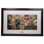 Preston Trail Ryder Cup Captains Players Edition Print #7/10 By Bart Forbes - Framed