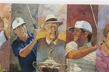 Preston Trail Ryder Cup Captains Players Edition Print #7/10 By Bart Forbes - Framed