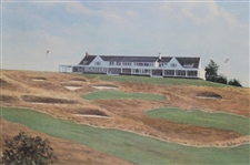 Shinnecock Hills Clubhouse LTD ED 17/100 Artist Proof Print Signed to Raymond By Artist Mil Radler