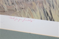 Shinnecock Hills Clubhouse LTD ED 17/100 Artist Proof Print Signed to Raymond By Artist Mil Radler