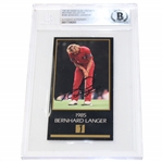 Bernhard Langer Signed Masters Collection 1985 GSV Golf Card - 1998 BAS Authentic AUTO