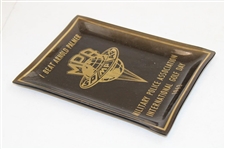 1963 Military Police Association International Golf Day 'I Beat Arnold Palmer' Glass Plate