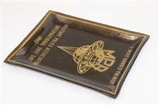 1963 Military Police Association International Golf Day 'I Beat Arnold Palmer' Glass Plate