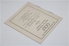 1941 'Golf Match And Stroke Rules, Decisions, Etiquette In A Nutshell' By Uncut Cavendish