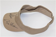 Arnold Palmer, Bob Gilder & Other Signed Fred Meyer Challenge Visor JSA ALOA