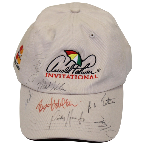 Padraig Harrington & Six (6) Others Signed Arnold Palmer Invitational Hat JSA ALOA