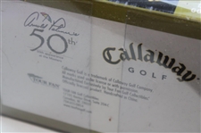 Arnold Palmer's 50th Masters Appearance Lt Ed Commemorative Callaway Mini Golf Bag - April 2004