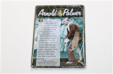 Arnold Palmer 5 All-Metal Collector Cards In Original Box
