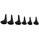 Six (6) Miniature Persimmon Wood Head Salesman Samples 