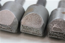 Six (6) George (Geo Low) Original Putter Die Putter Stamps